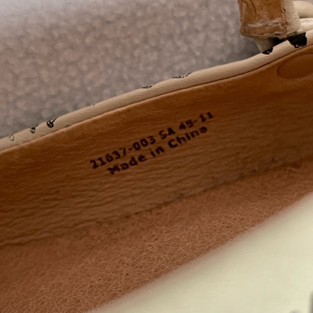 CAMPER Ladies "TWS" Twins Cream Leather Mary Jane Shoes Size 10-11 US - Picture 7 of 15